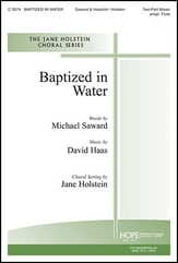 Baptized in Water Two-Part Mixed choral sheet music cover